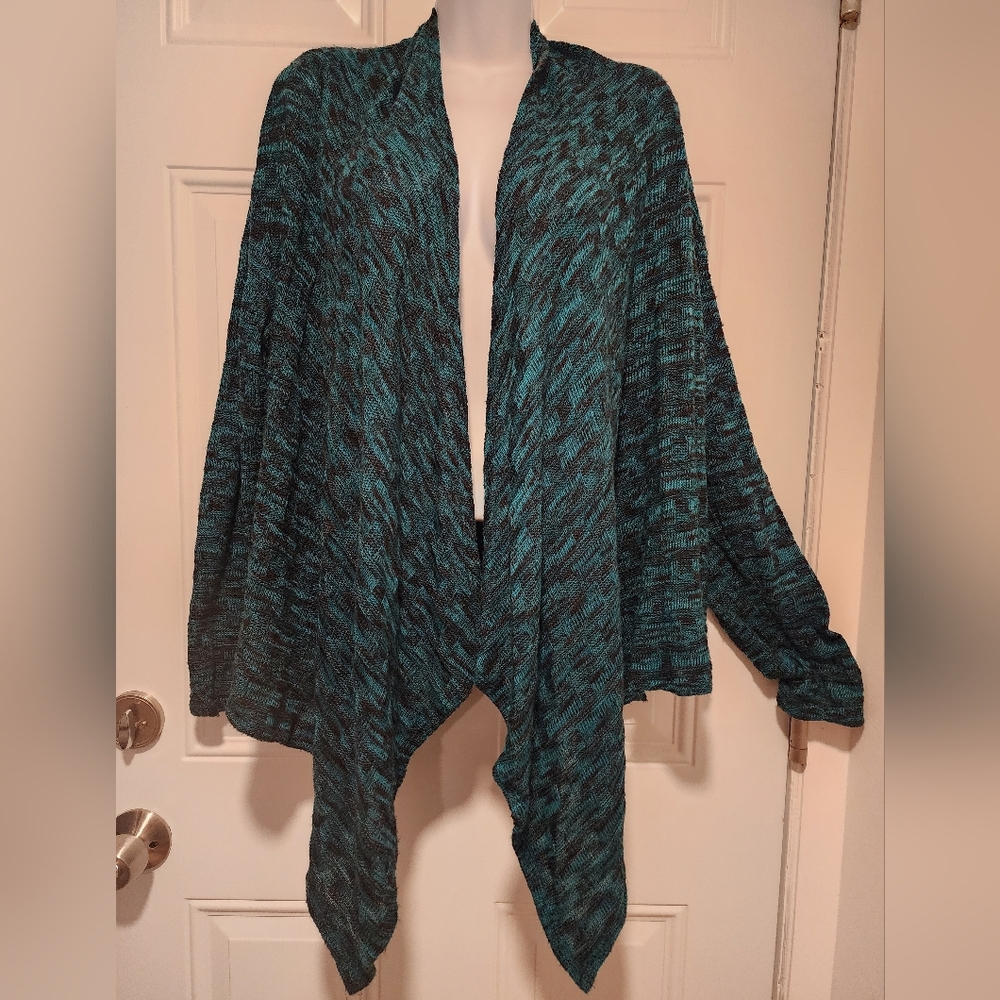 Teal Brick Patterned Overlay - image 1